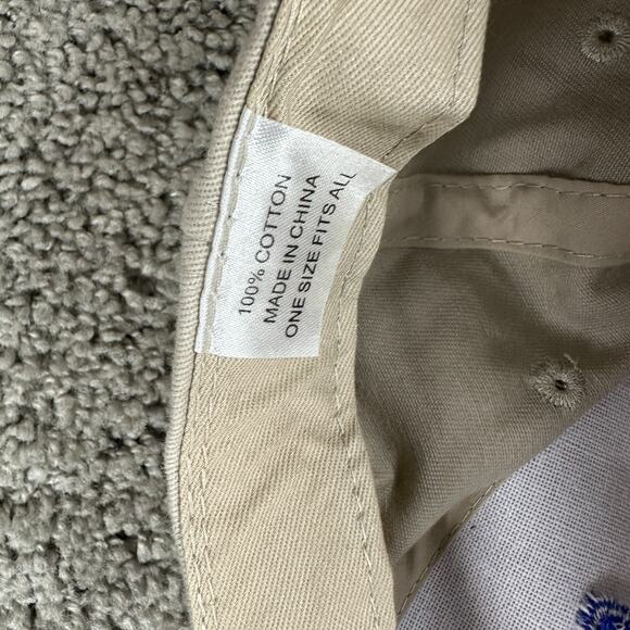 Napa Racing Hat Mens One Size Beige AAA Know How Strap Back Casual Cap - Picture 8 of 8